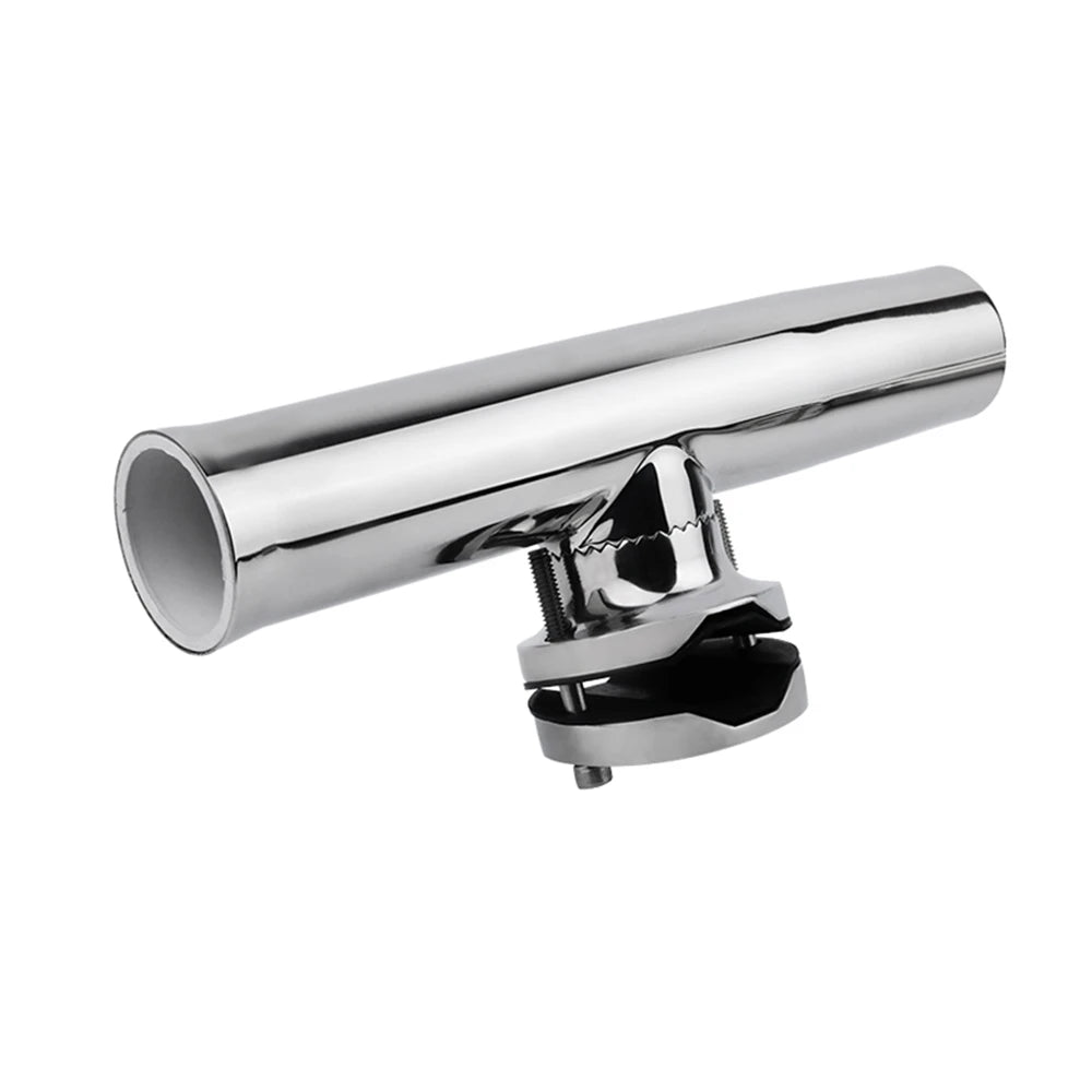 360° Adjustable Stainless Steel Boat Fishing Rod Holder Clamp Mount for Rails 19-50mm