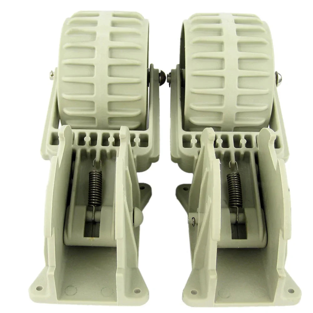 Heavy Duty Inflatable Boat Launching Wheels Flip Up Marine Trolley Wheels for Dinghy and Tender