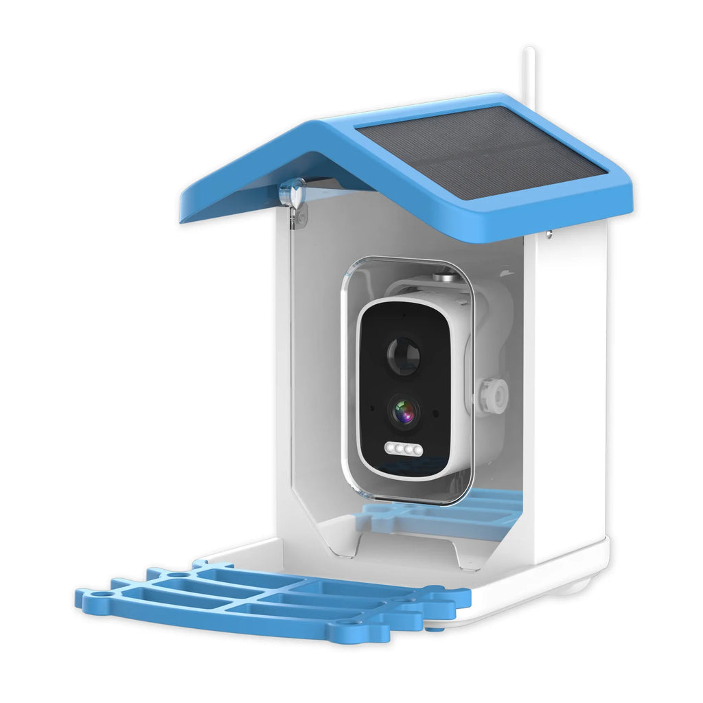 1.5L Solar Outdoor Bird Feeder Camera with Night Vision