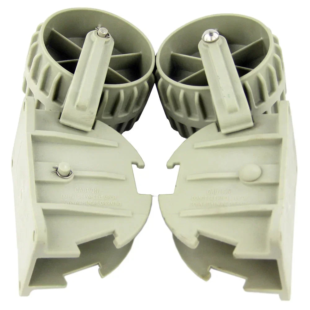 Heavy Duty Inflatable Boat Launching Wheels Flip Up Marine Trolley Wheels for Dinghy and Tender