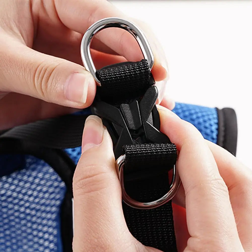 Adjustable Rear Support Dog Wheelchair with Wheels Lightweight Pet Mobility Cart for Small Dogs