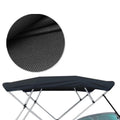 3 Bow Boat Bimini Top Replacement Canvas Black Waterproof 155–229cm