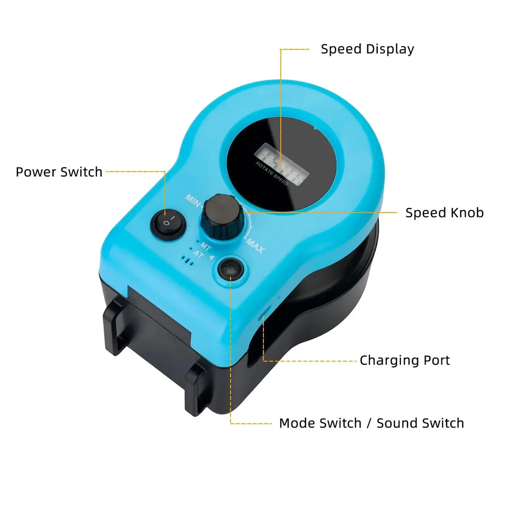 Rechargeable Interactive Cat Toy with Adjustable Speed and Automatic Chase Mode