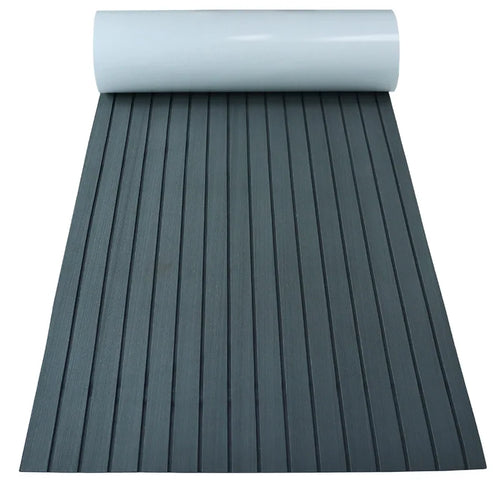 2400 x 450mm EVA Faux Teak Boat Deck Flooring Self Adhesive Marine Deck Mat