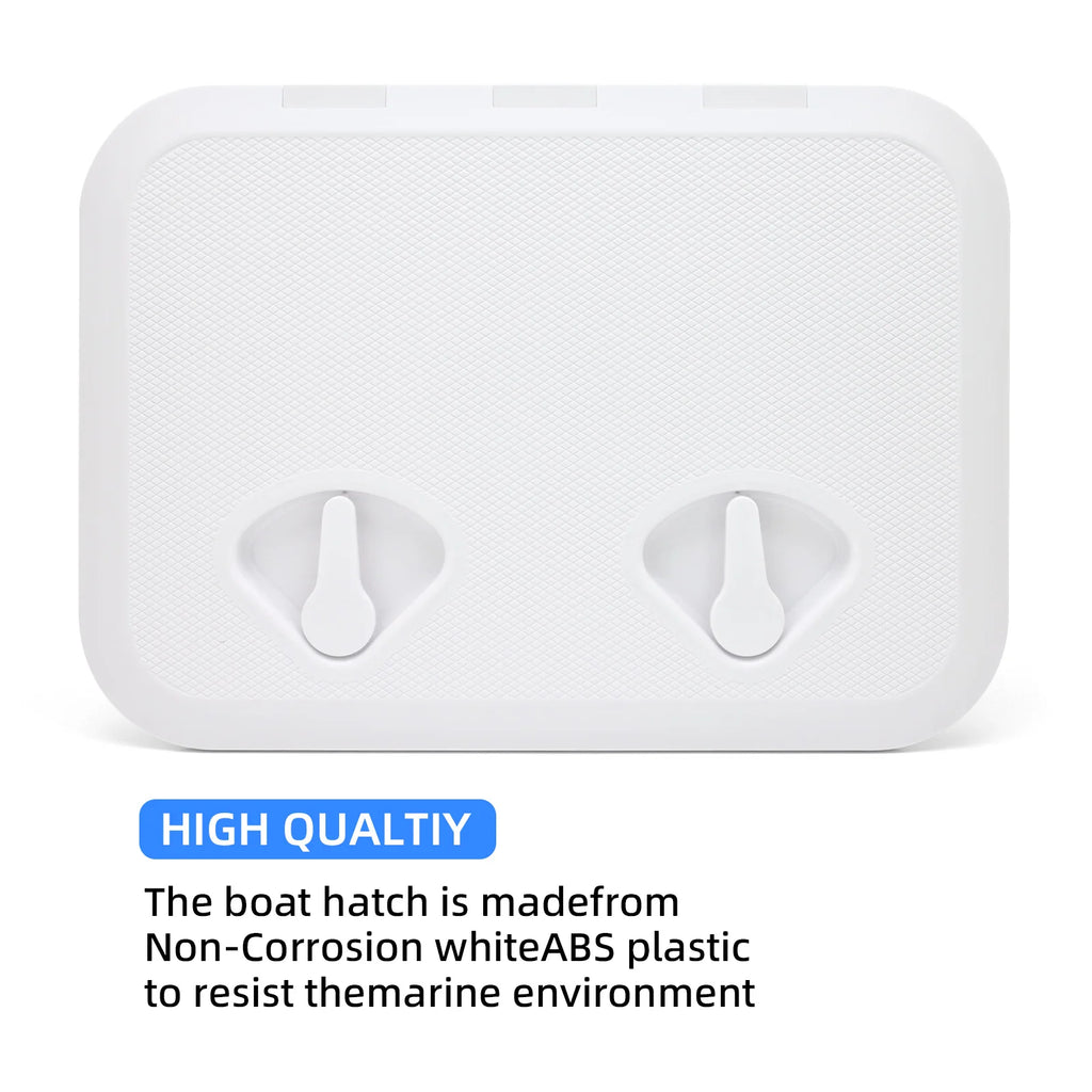 Marine Deck Access Hatch Cover 420 x 290mm Waterproof ABS Inspection Hatch for Boat Yacht