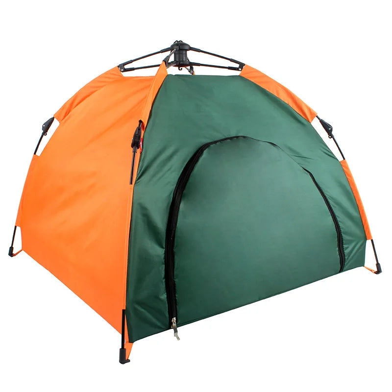 Waterproof Pop Up Pet Tent with Cushion for Dogs & Cats Indoor Outdoor Portable Shelter