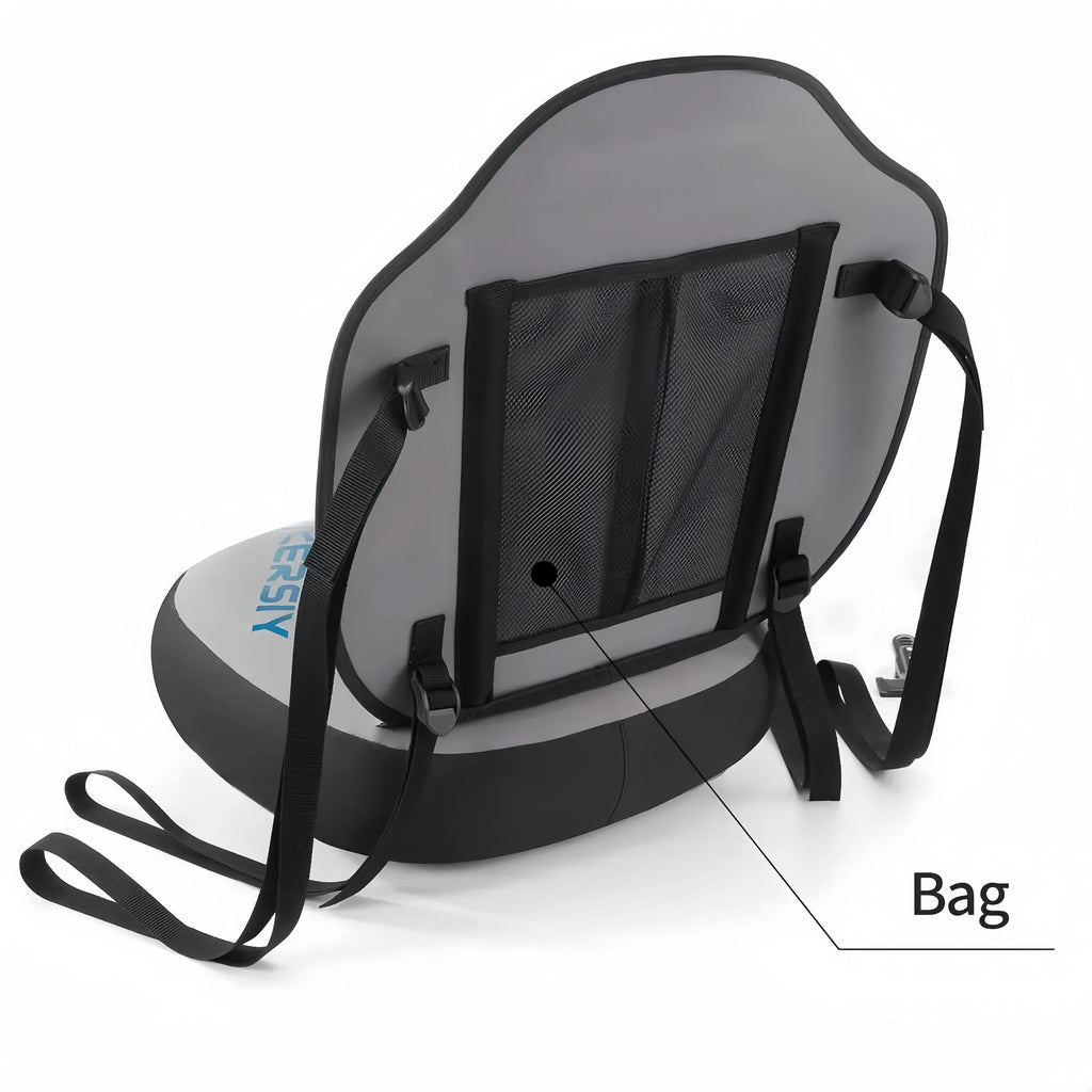 Inflatable Kayak Seat with Backrest Portable Waterproof Cushion for SUP Canoe Boat Fishing