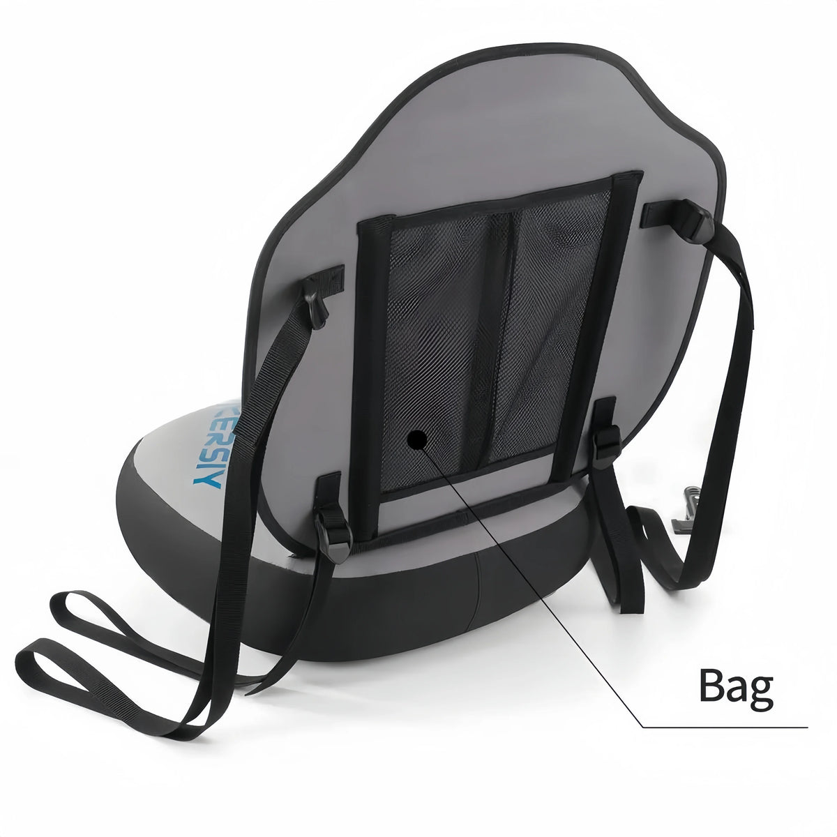 Inflatable Kayak Seat with Backrest Portable Waterproof Cushion for SUP Canoe Boat Fishing