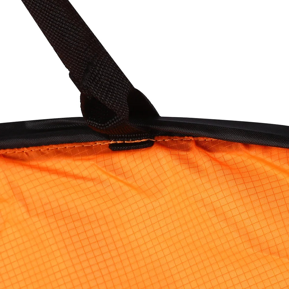 Foldable Kayak Wind Sail Waterproof Nylon Sail with Transparent Window and Storage Bag