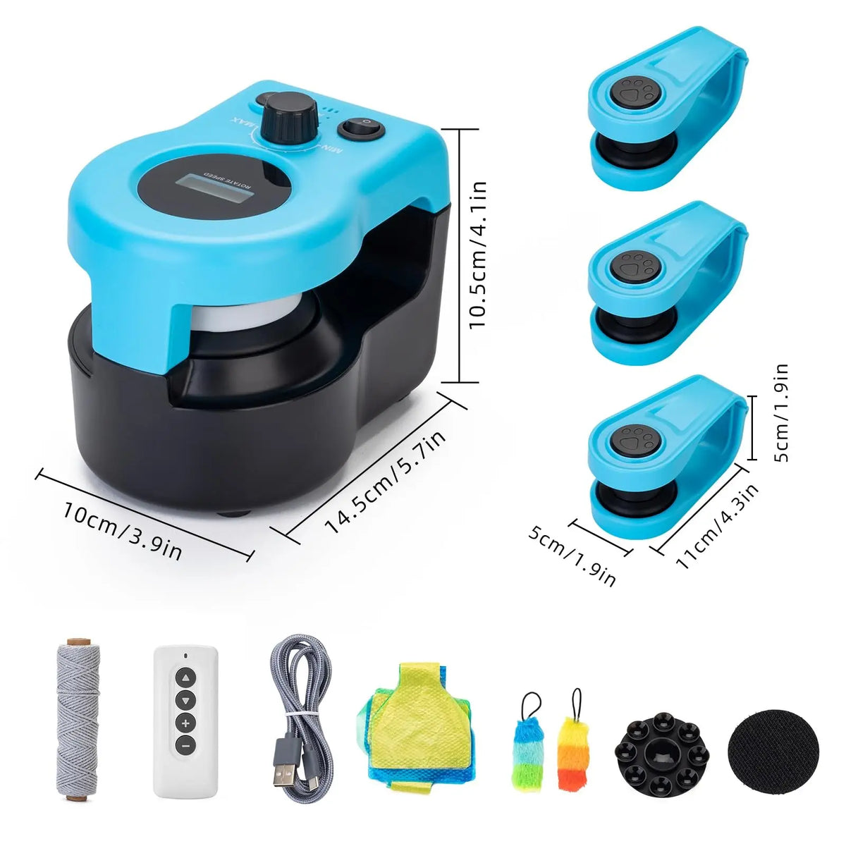 Rechargeable Interactive Cat Toy with Adjustable Speed and Automatic Chase Mode
