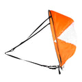 Foldable Kayak Wind Sail Waterproof Nylon Sail with Transparent Window and Storage Bag