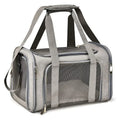 Portable Pet Carrier Travel Bag with Mesh Ventilation for Cats and Small Dogs