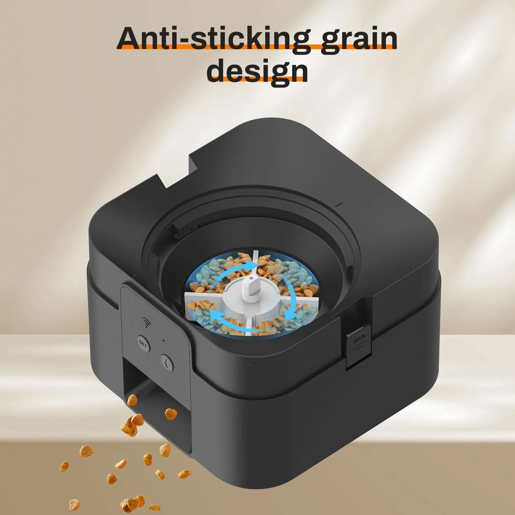 Automatic Pet Feeder with LCD Timer 2L Food Dispenser for Cats and Small Dogs