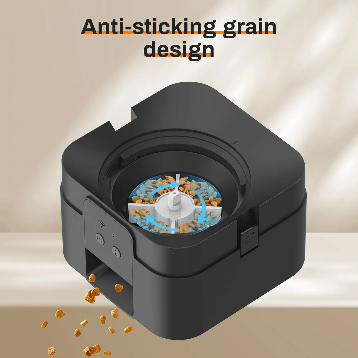 Smart WiFi Pet Feeder with App Control 2L Automatic Cat & Dog Food Dispenser