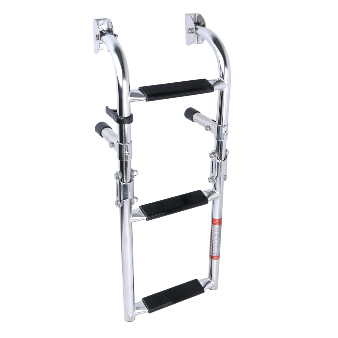 Heavy Duty Stainless Steel Folding Boat Ladder 3 Step Telescopic Marine Swim Platform Ladder