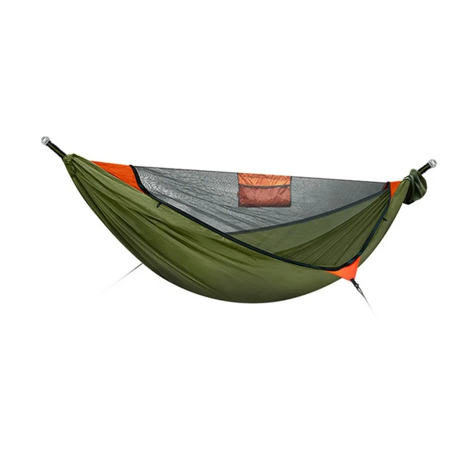 Portable Fishing Hammock with Mosquito Net and Tree Straps Lightweight Camping Hammock