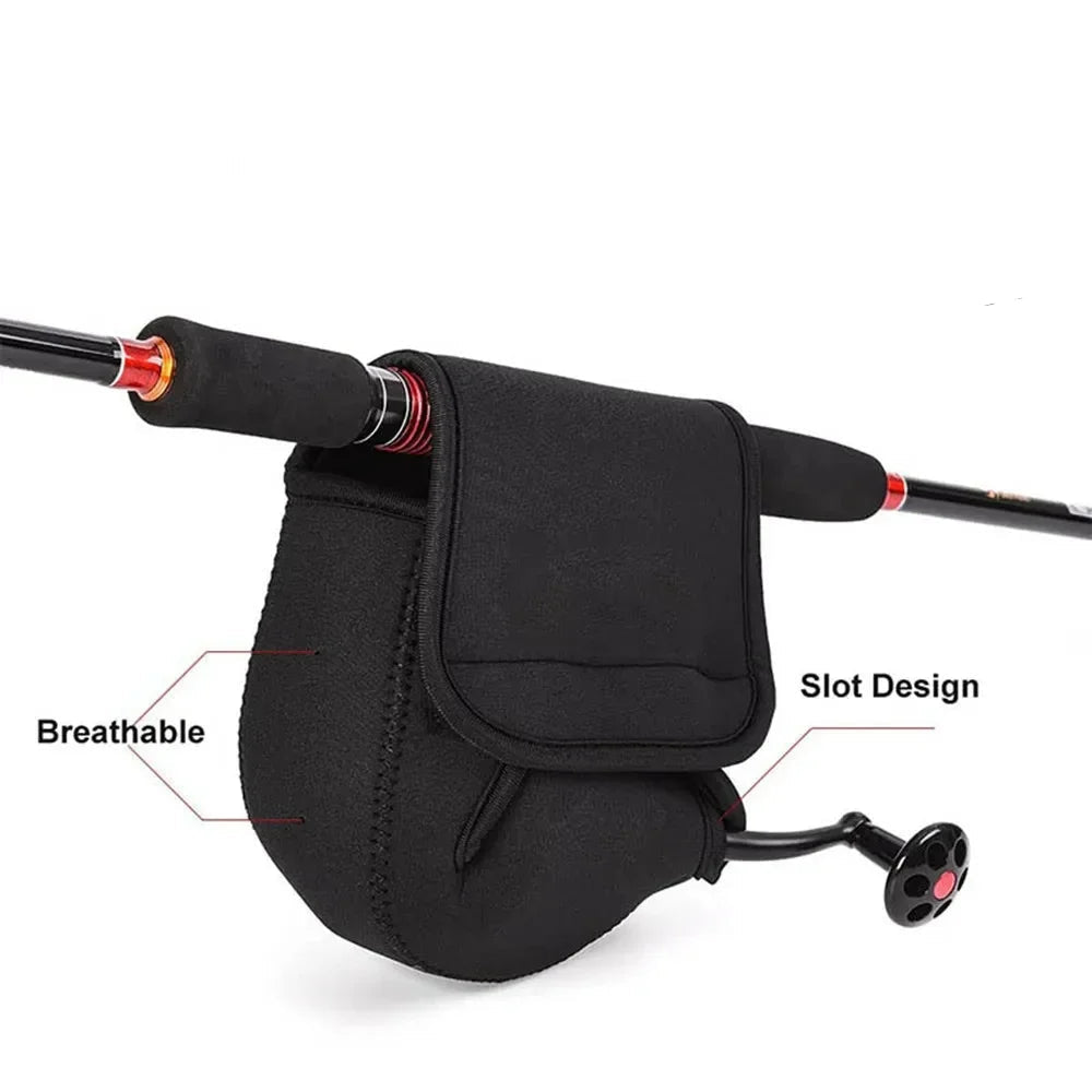 Neoprene Fishing Reel Cover, Waterproof Protective Storage Bag